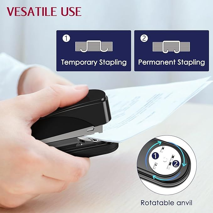 Metal Stapler Heavy Duty 50 Sheet Capacity with 1750 Staples and Staple Remover